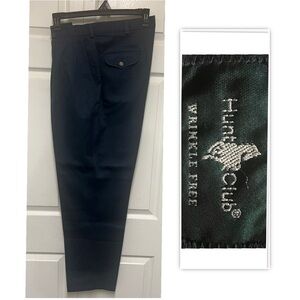 Hunt Club Navy Wrinkle-Free Chino Pants